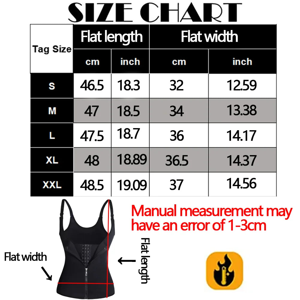 3-in-1 Waist Trainer Tank Top - Tummy Control Shaper